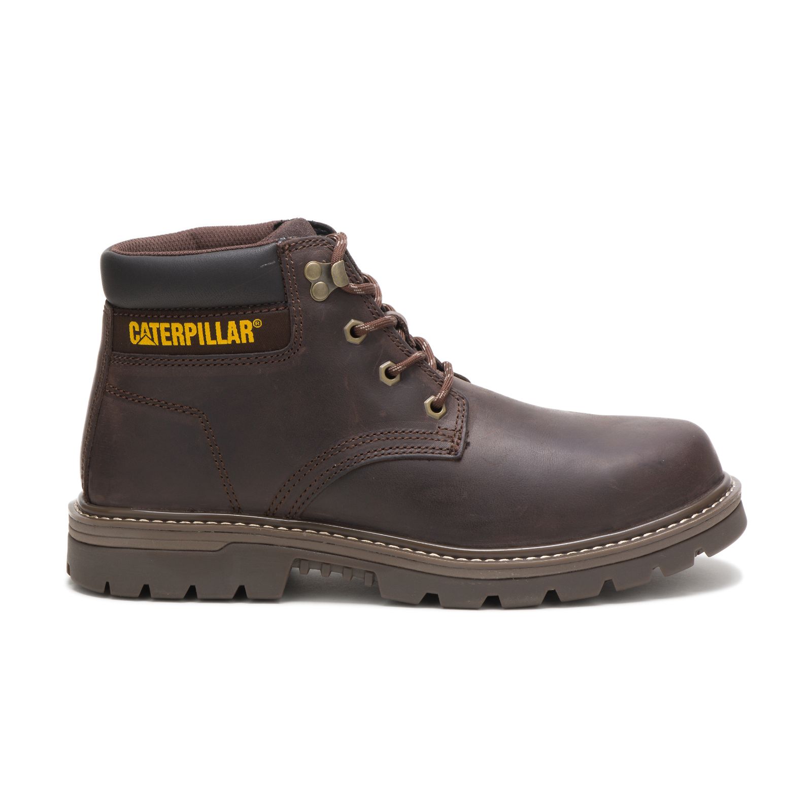 Caterpillar Boots South Africa - Cat Men's Outbase Steel Toe Steel Toe Boots Coffee UX5462709